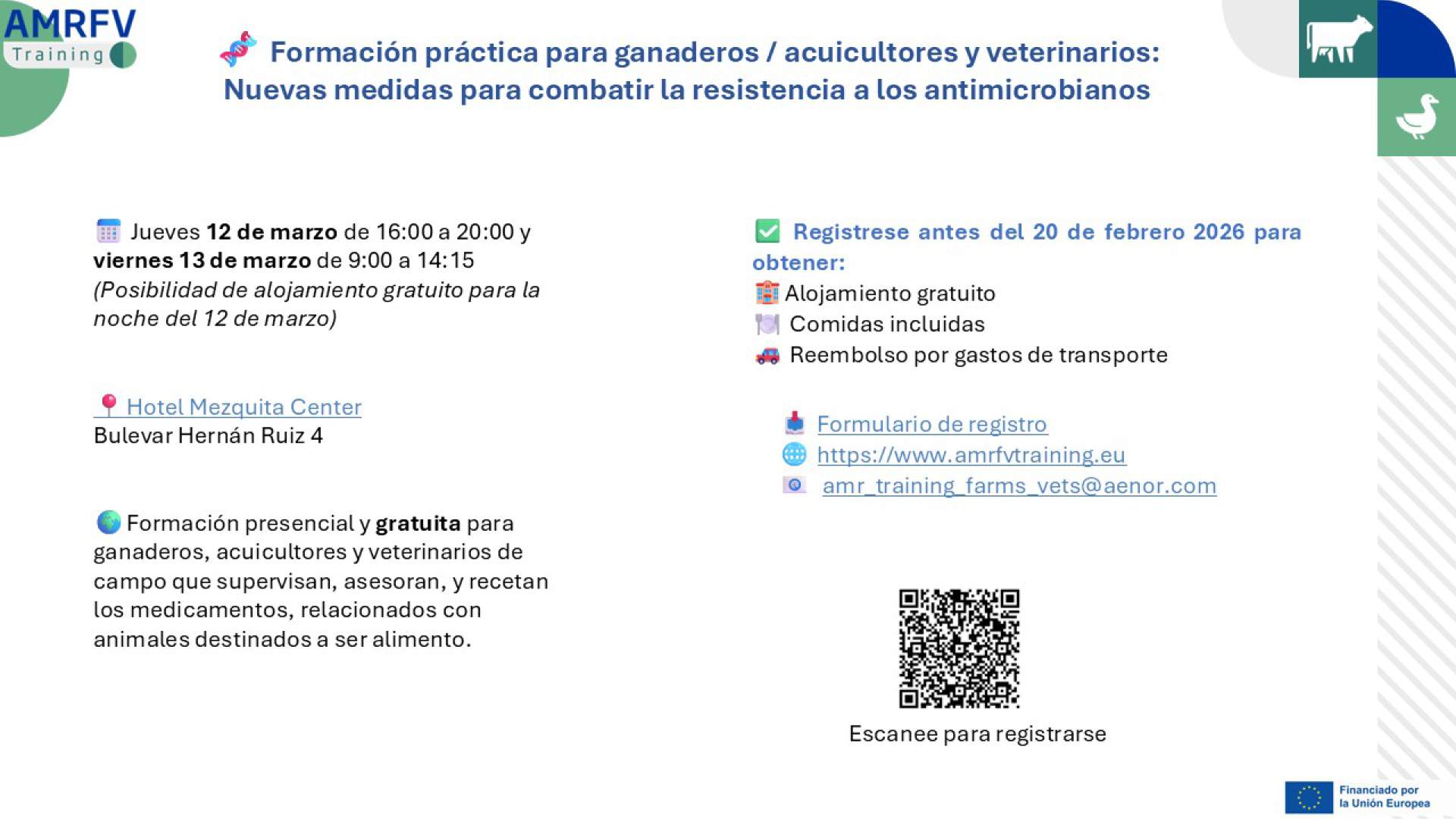 Formación práctica sobre resistencia a los antimicrobianos para ganaderos y veterinarios 2